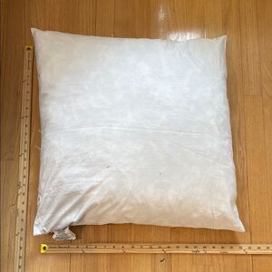 DUCK FEATHER DOWN PILLOW INSERT  22" BY 22" SQUARE FOR PILLOW COVERS